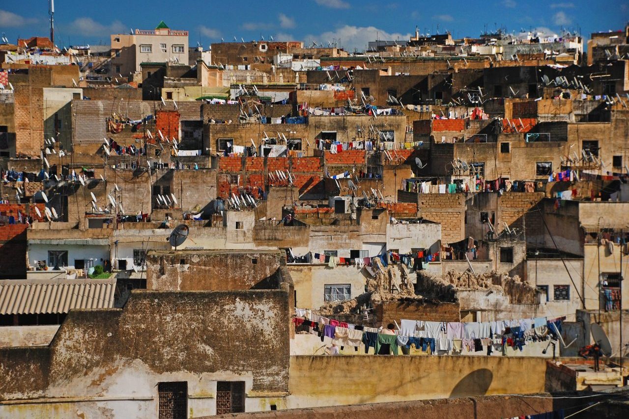 Poor,Neighborhood,In,Fes,,Morocco,,North,Africa