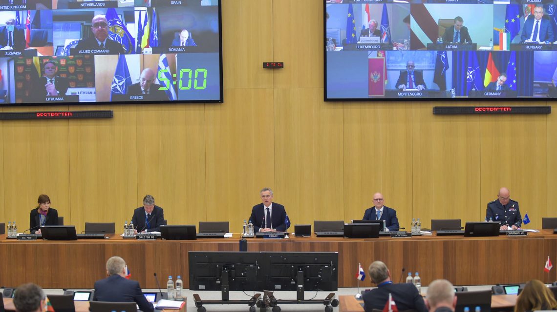 Meeting of the North Atlantic Council in Foreign Ministers’ session via tele-conference with opening remarks by NATO Secretary General Jens Stoltenberg