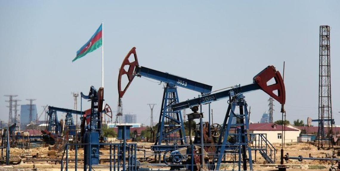 Source: The Ministry of Energy of the Republic of Azerbaijan. An Azerbaijani oil field with operational pumpjacks.